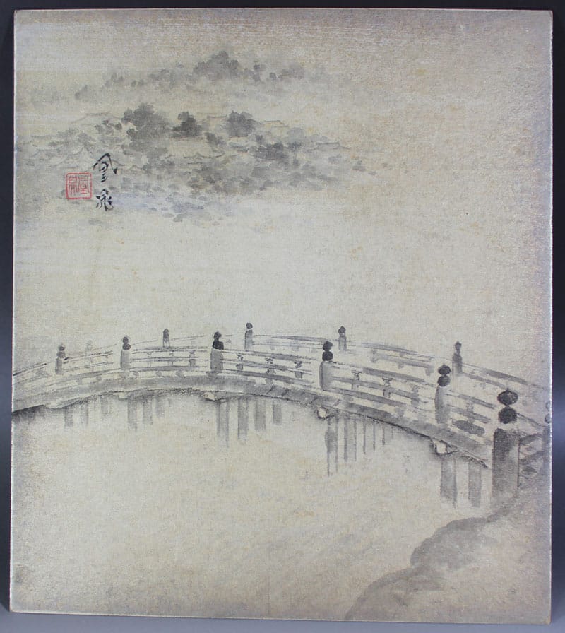 渡月橋（色紙）