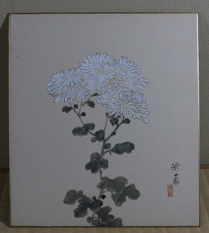 菊花（色紙:）