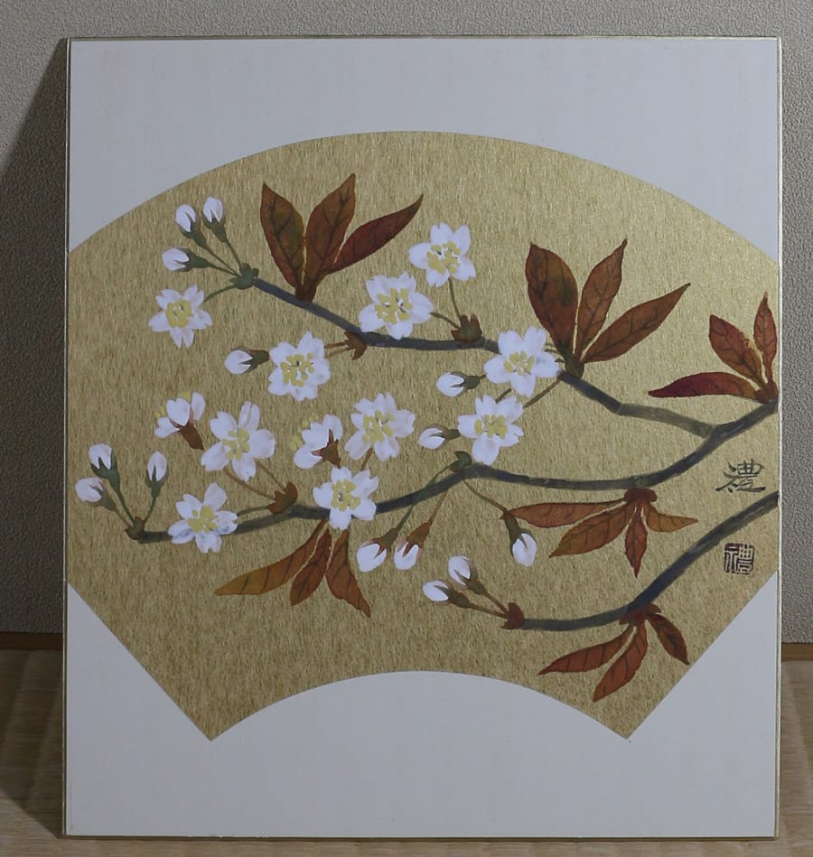 山桜（色紙）