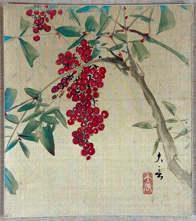 南天(色紙)