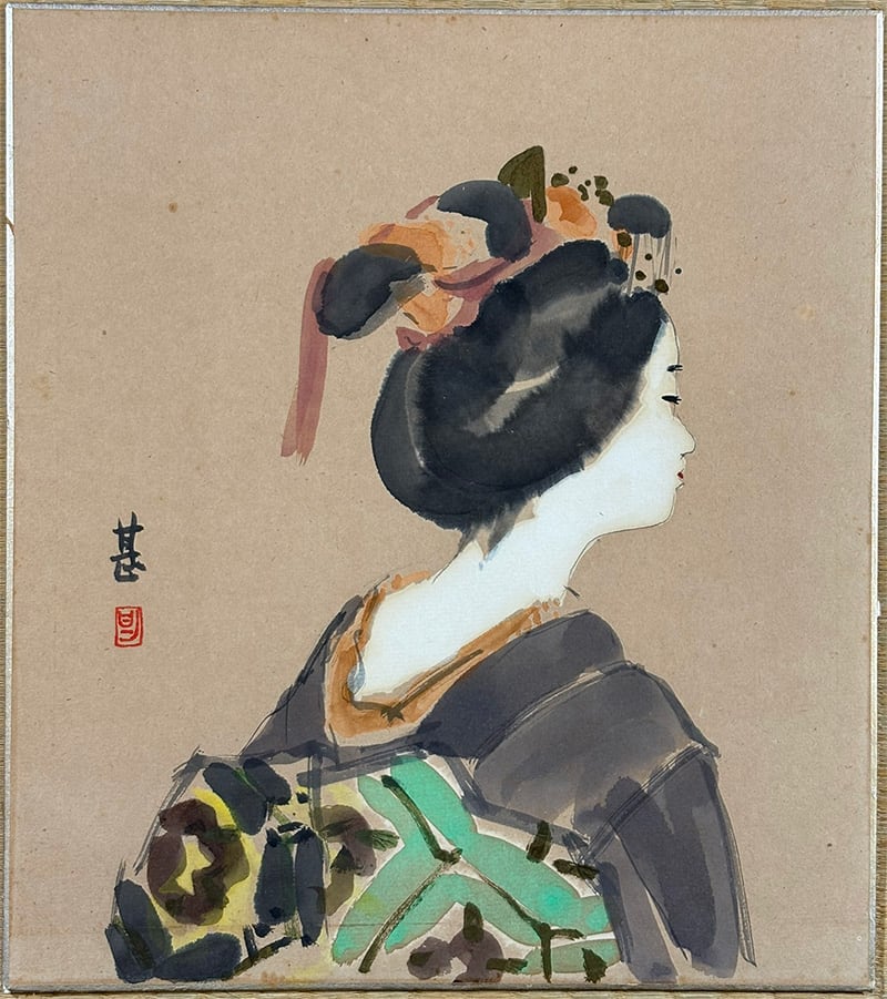美人画｜色紙