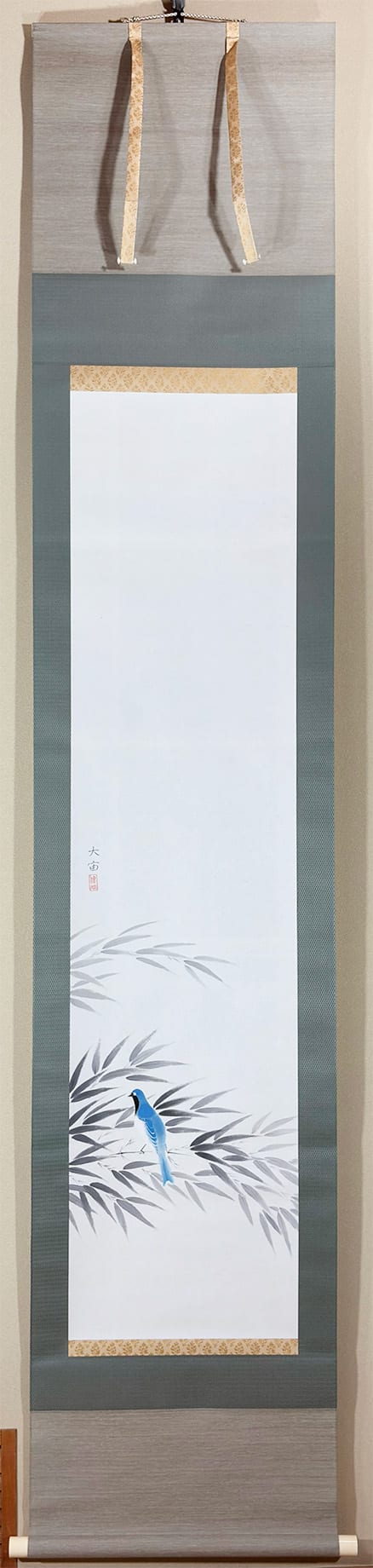 竹に小禽