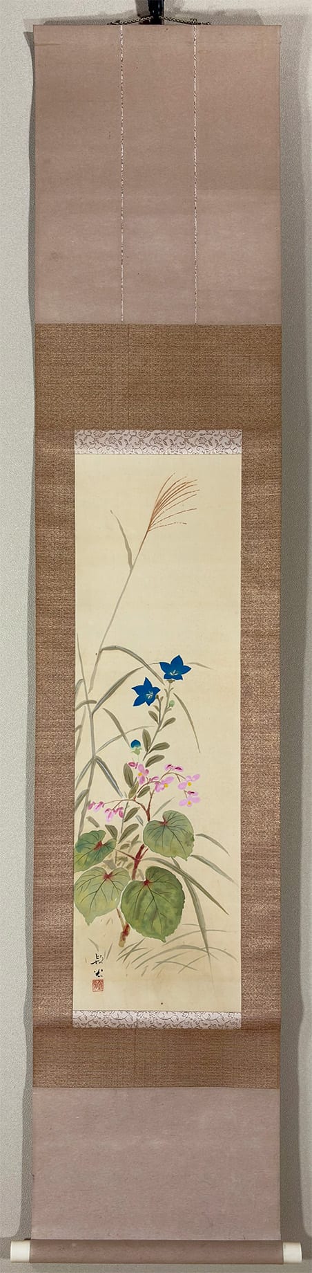 秋草｜ミニ掛軸