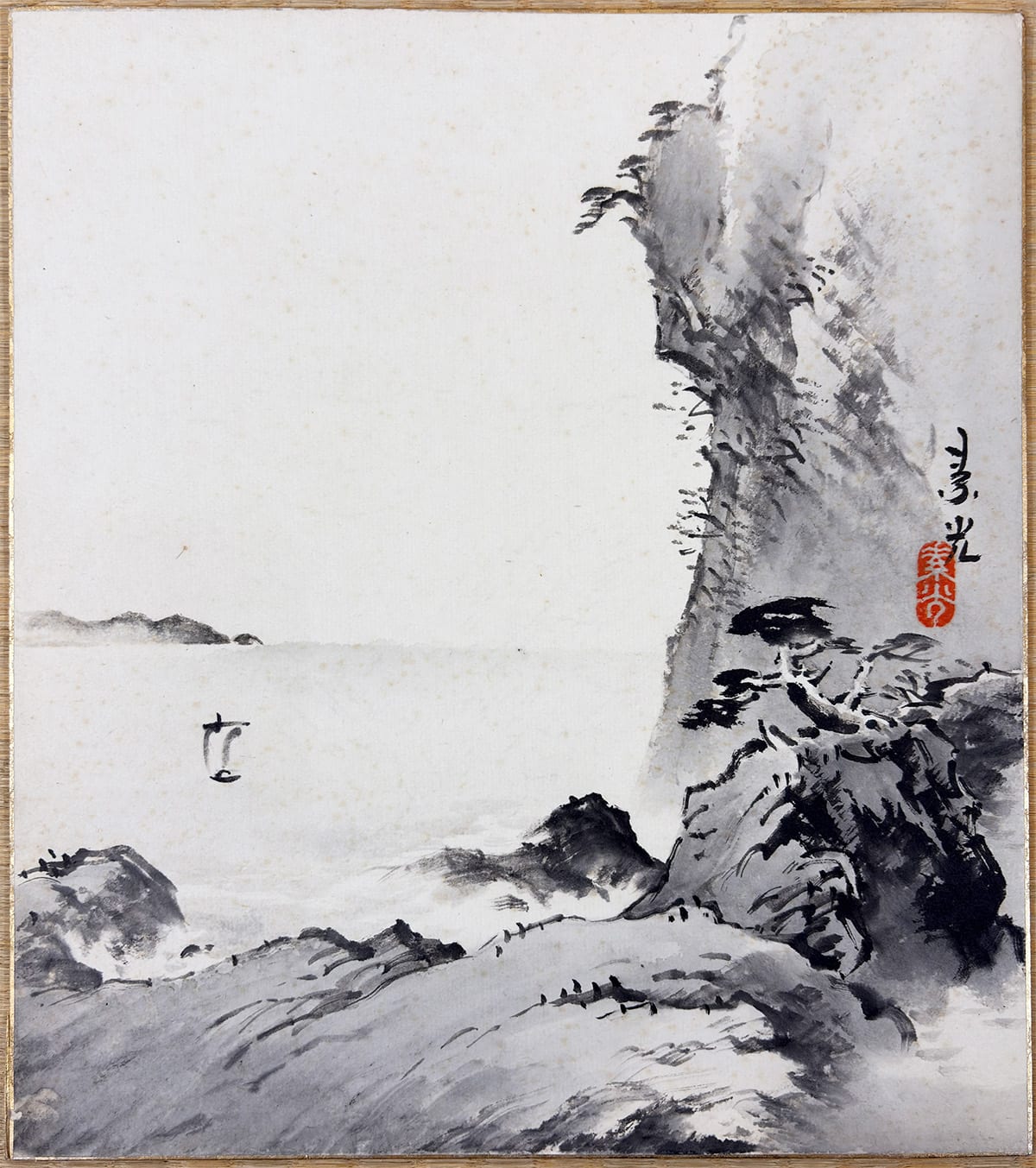 海岸風景｜色紙