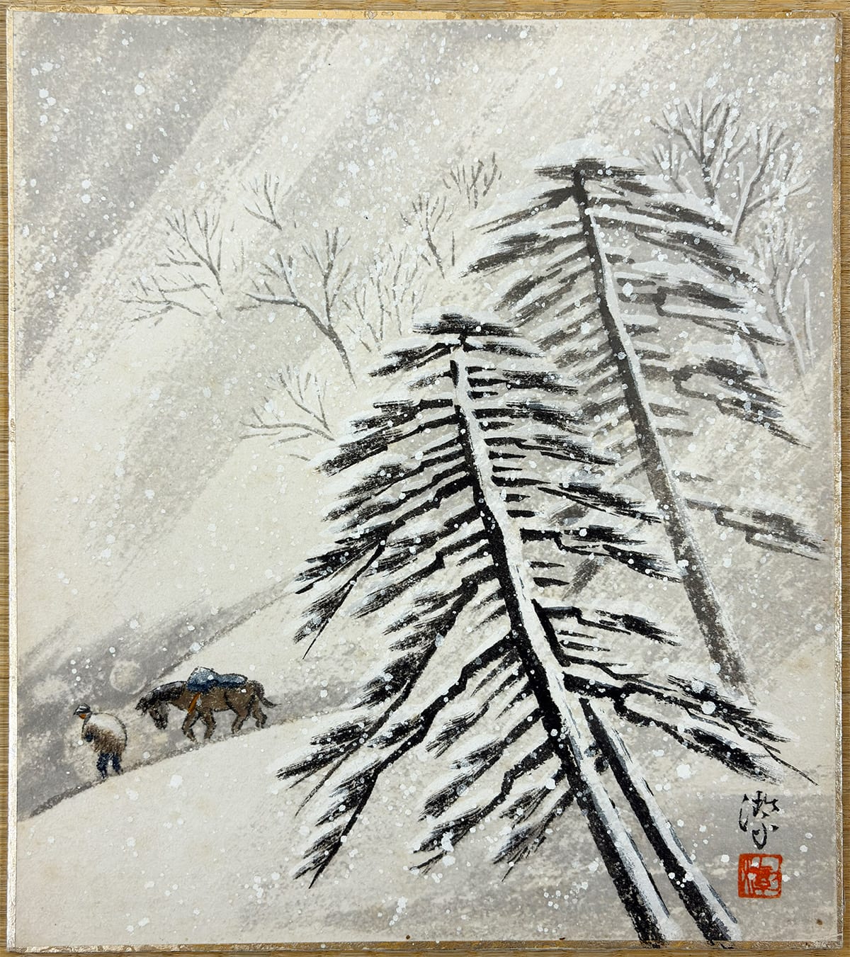 雪景帰路 [B]｜色紙