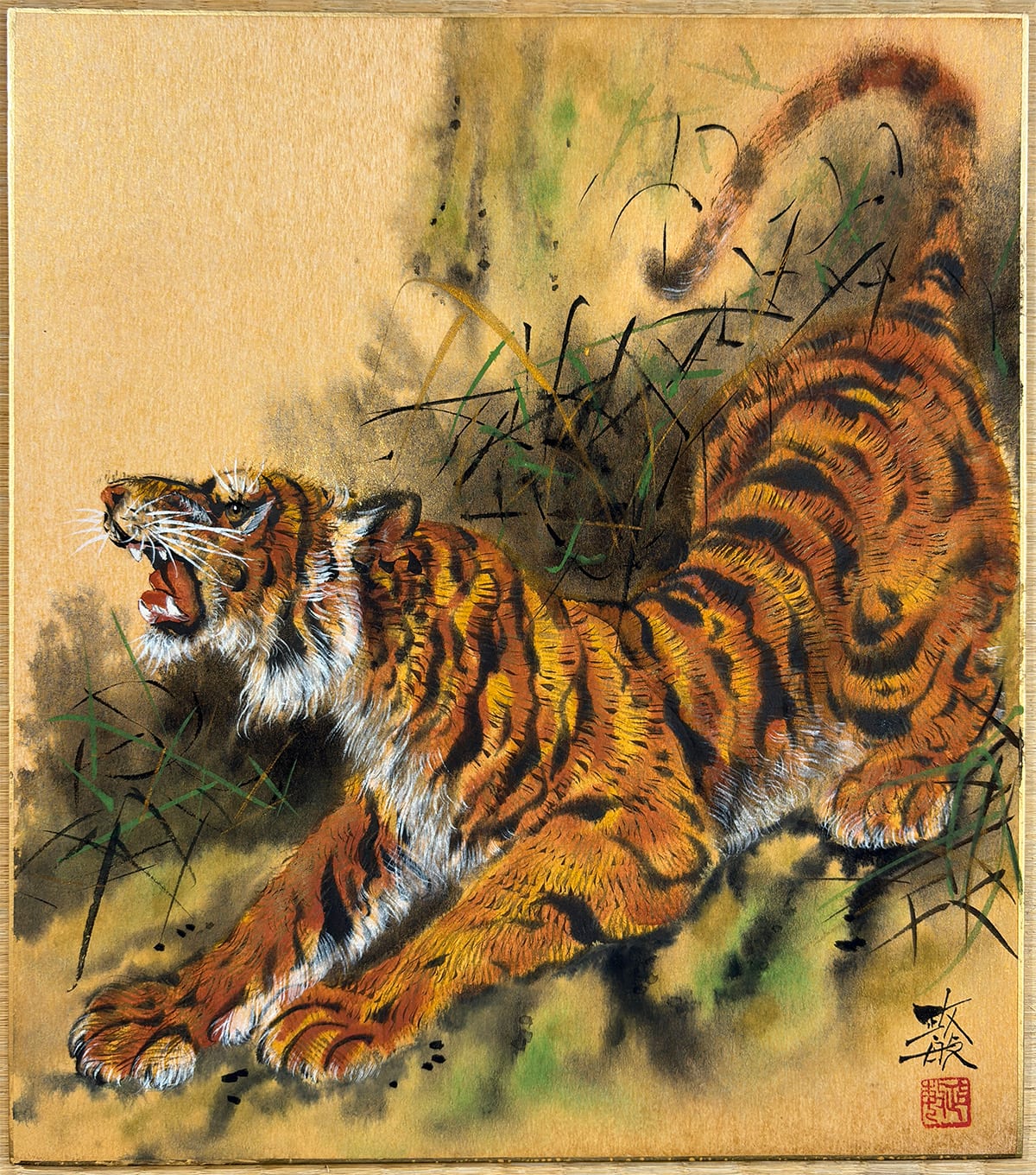 猛虎｜色紙