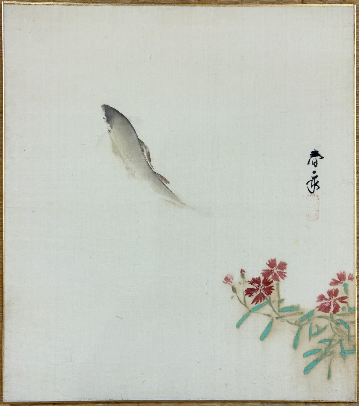 撫子と香魚｜色紙