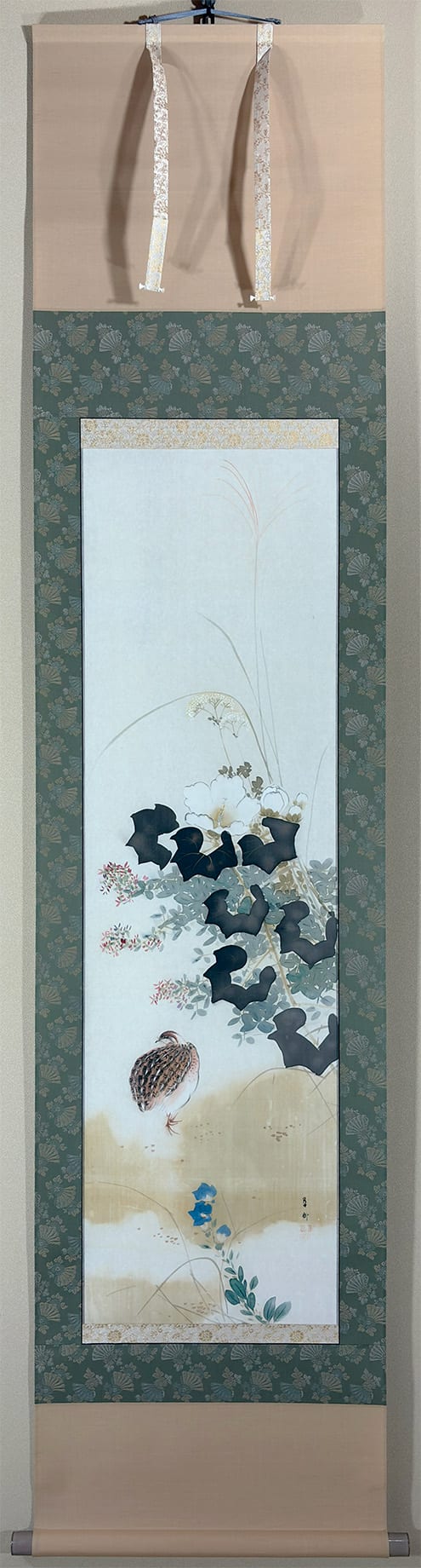 掛け軸【中仙鳥追美人】 掛軸の作品一覧 | 新・古美術 高美堂（こうびどう） | 古美術