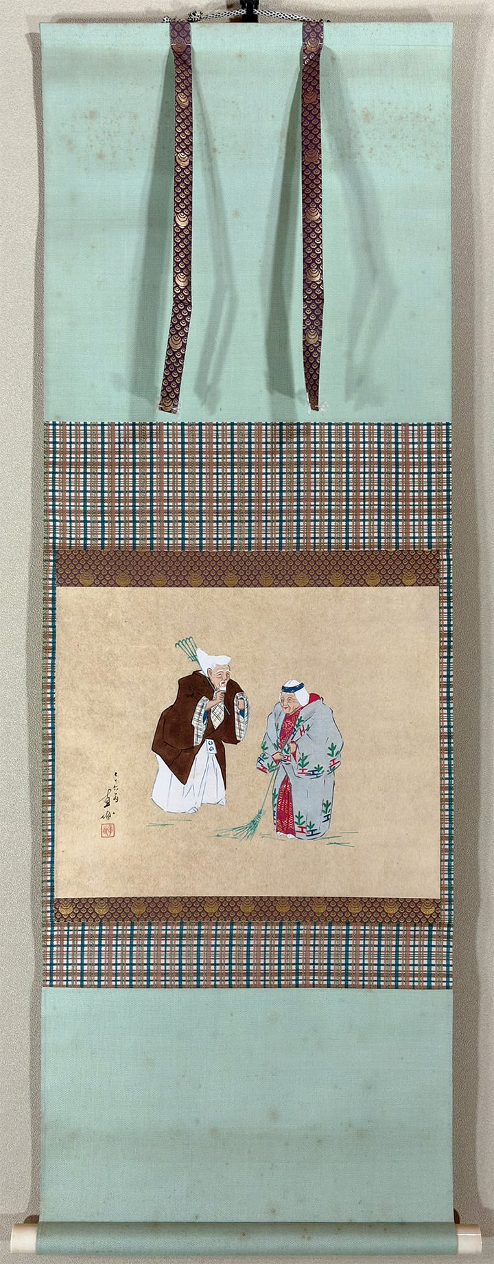 翁姥｜ミニ掛軸