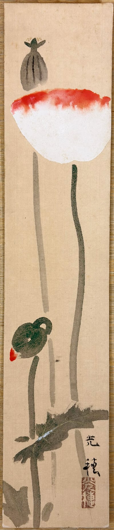 蓮の花|広幅短冊