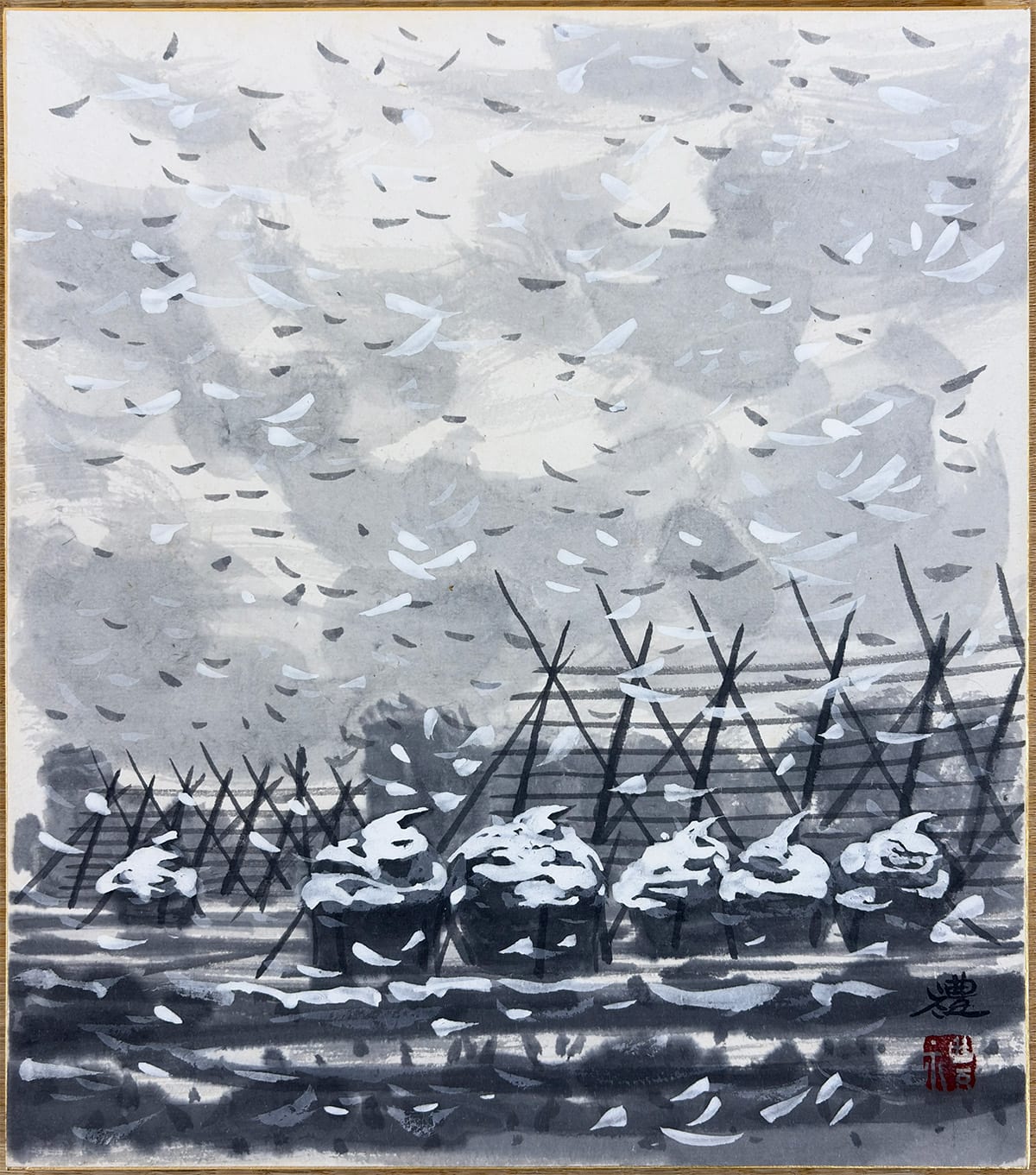 雪景ししす｜色紙