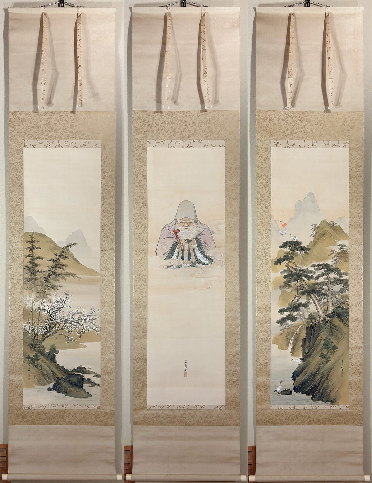 寿老松竹梅｜三幅対