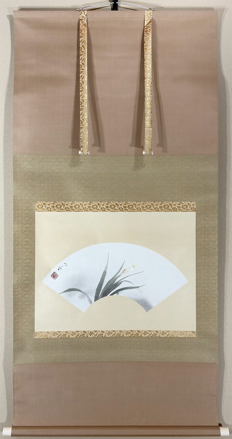 水仙花（扇面）