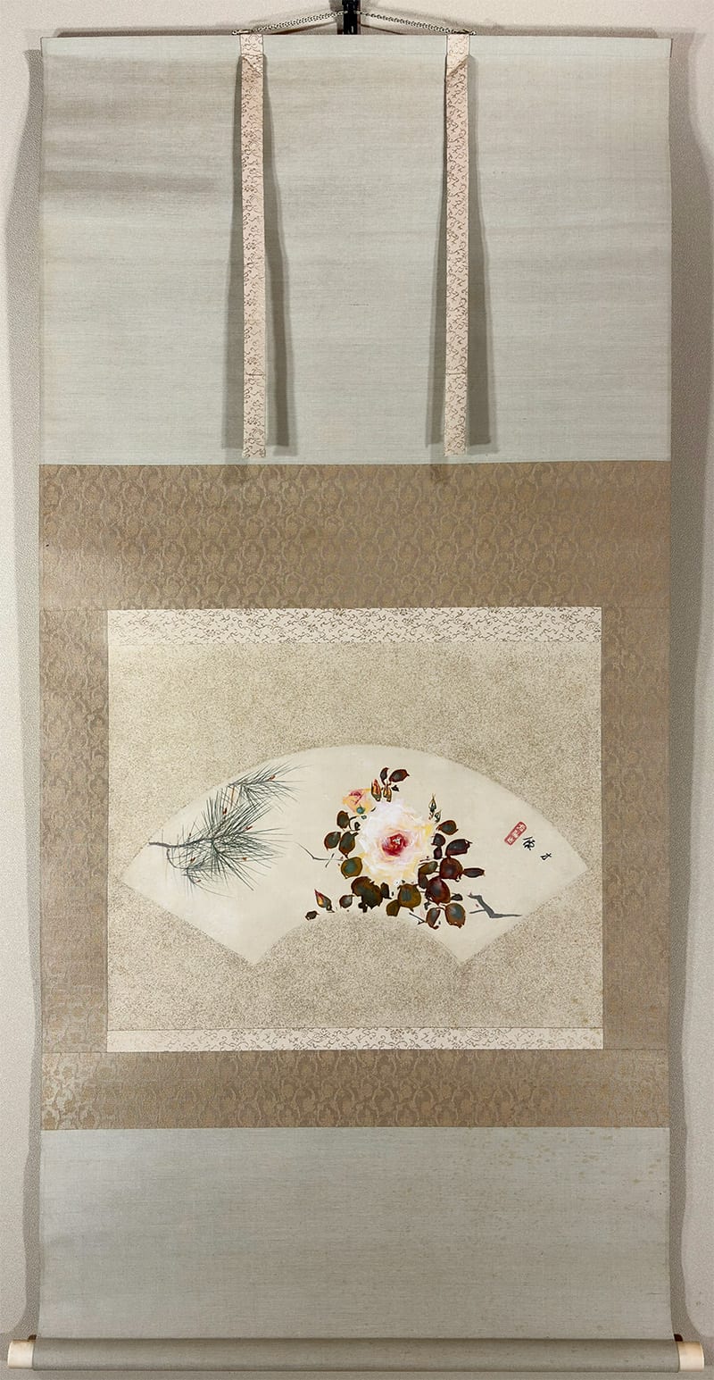 不老長春（扇面）