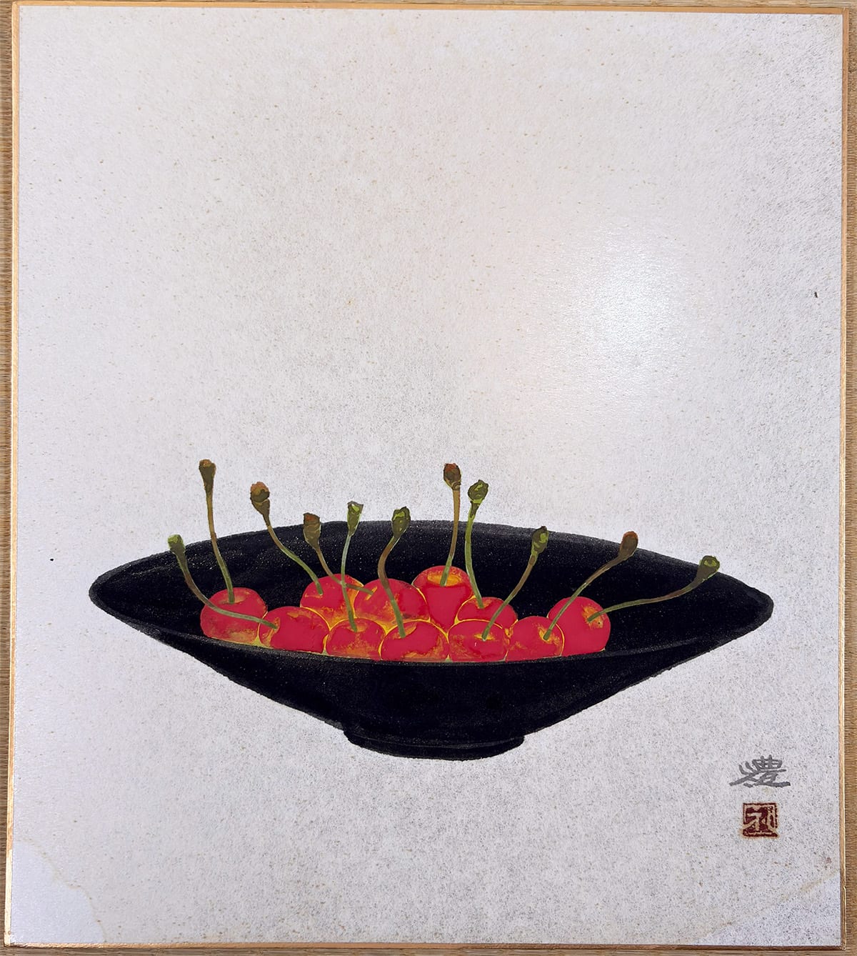 桜桃（さくらんぼ）｜色紙