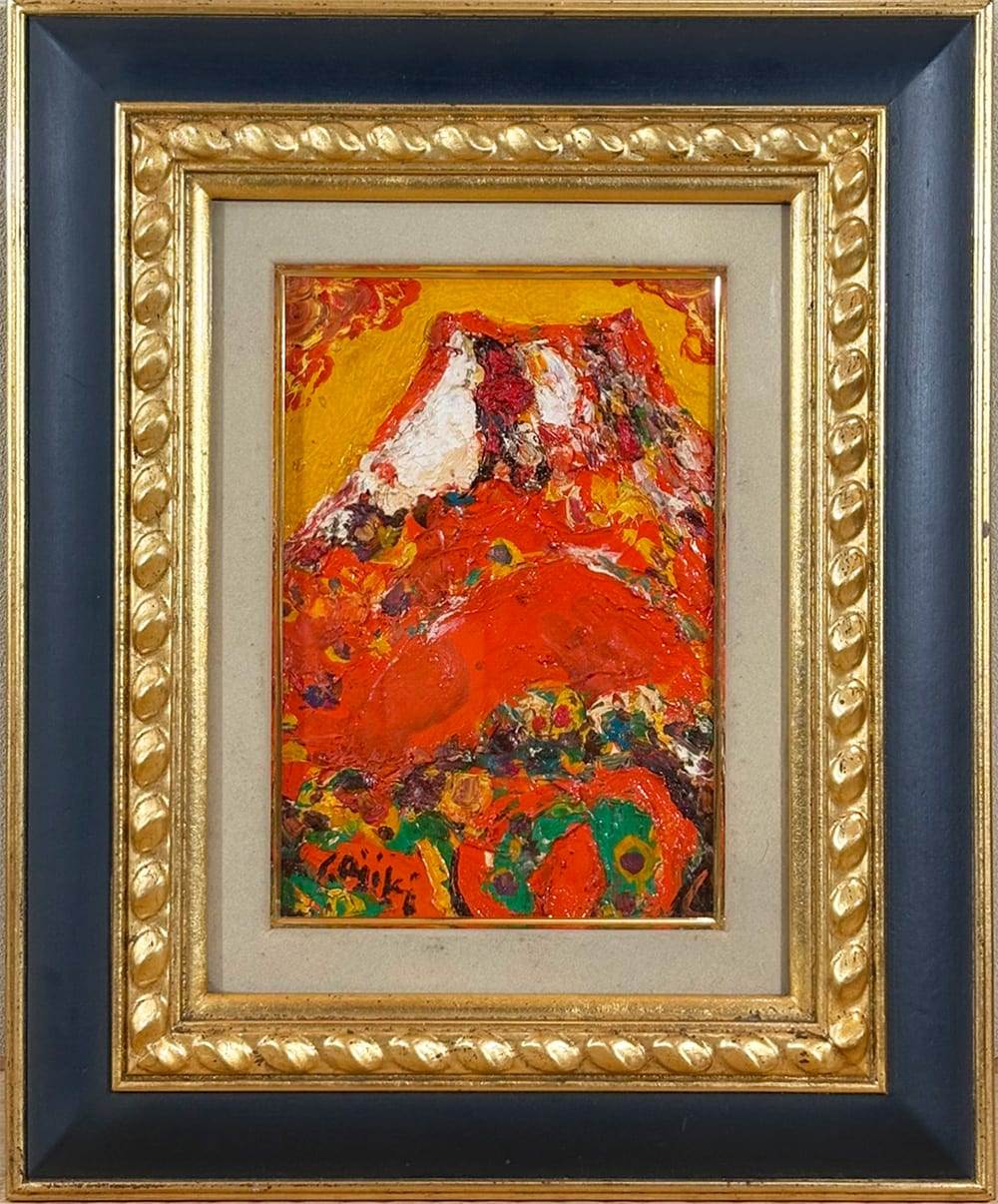 赤富士｜額（油彩・SM）