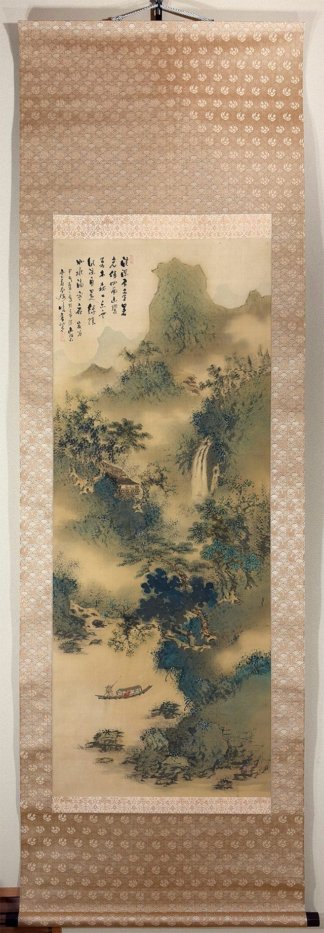 青緑夏景山水