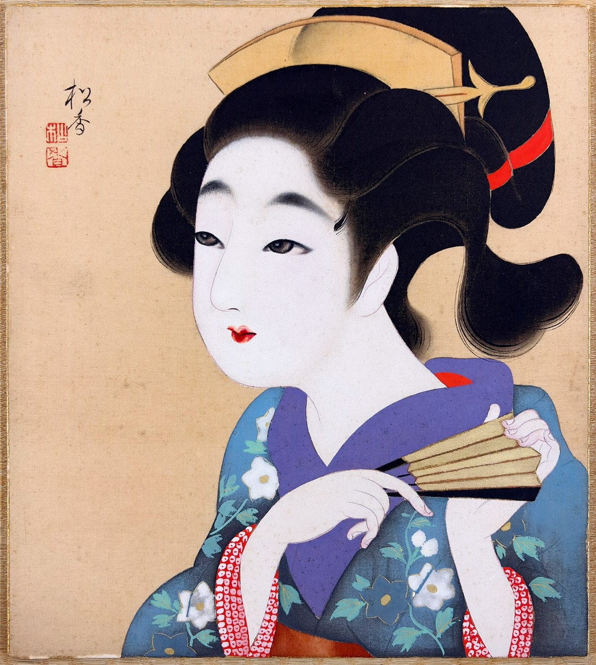美人画｜色紙