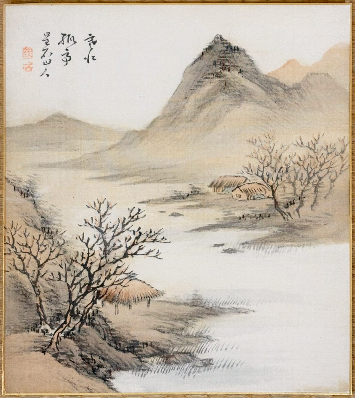 山水｜色紙