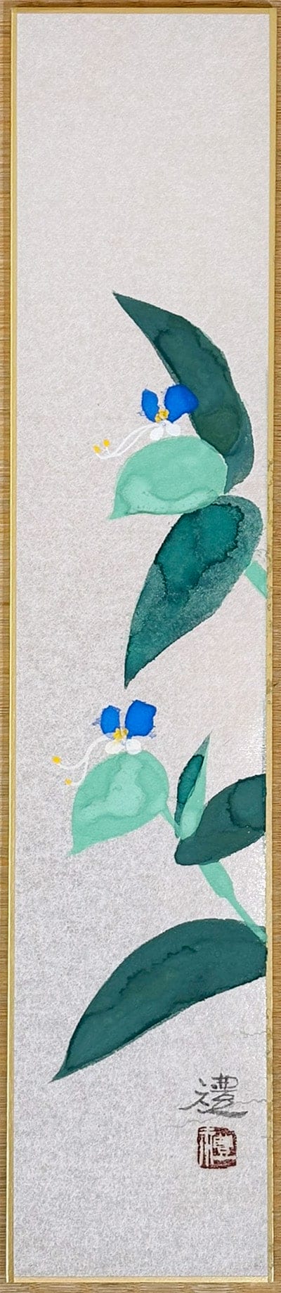 つゆくさ｜広幅短冊