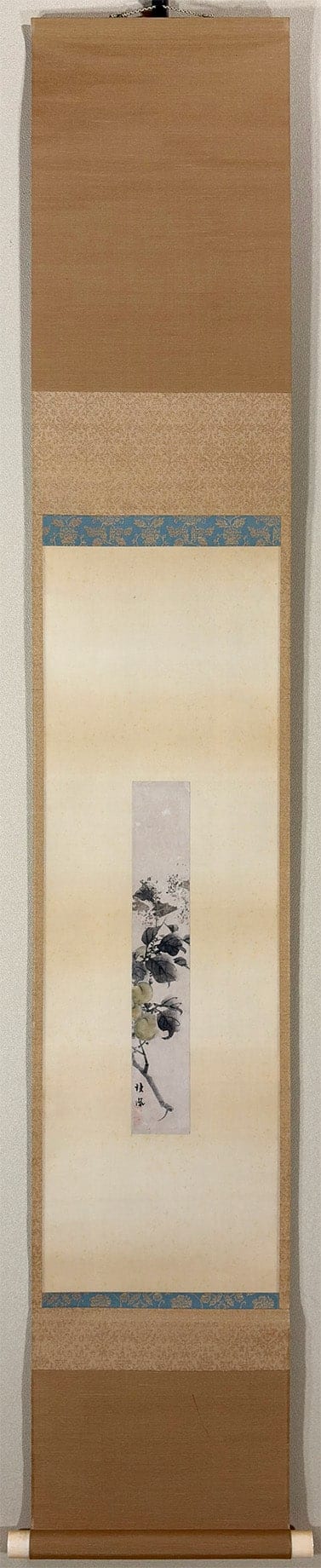青梅｜ミニ掛軸
