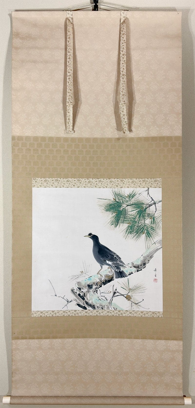 松に叭々鳥
