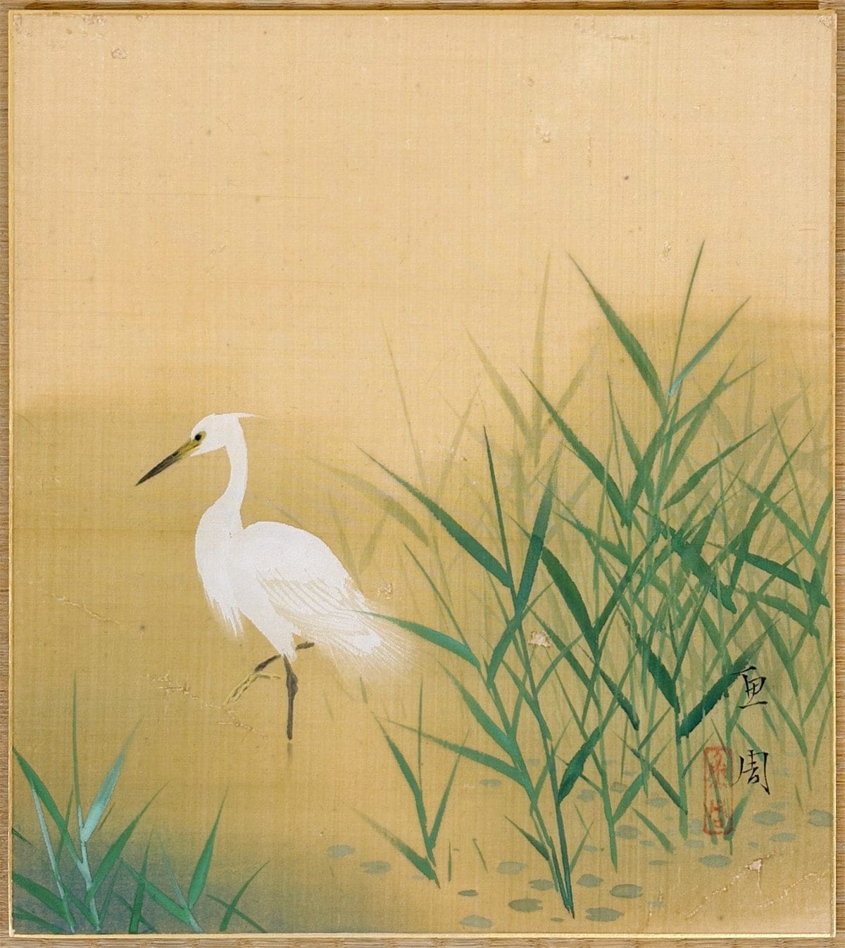 白鷺｜色紙