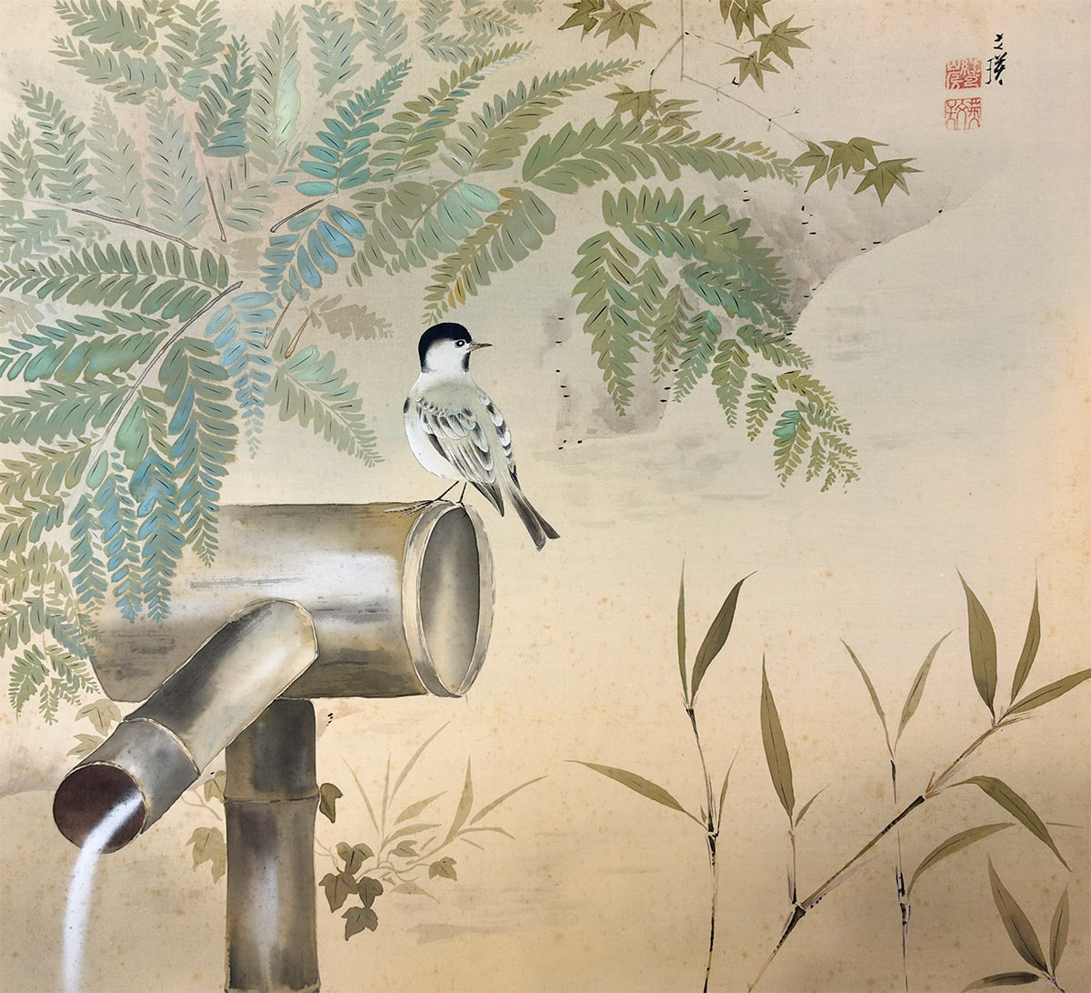 掛軸】涼陰 - 大畠 文瑛 作｜掛軸販売・通販・買取の高美堂（こうびどう）