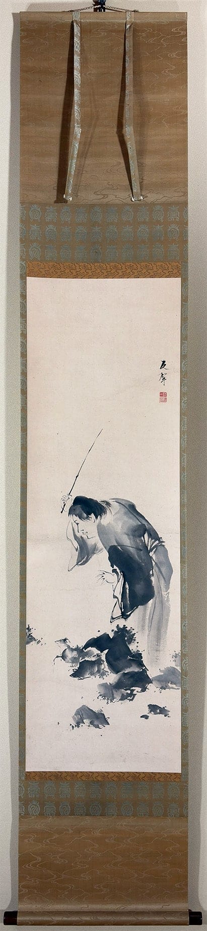 堀江 友聲 【黄初平（こうしょへい）仙人】 掛軸 - Horie Yuusei, Japanese hanging scroll (kakejiku)