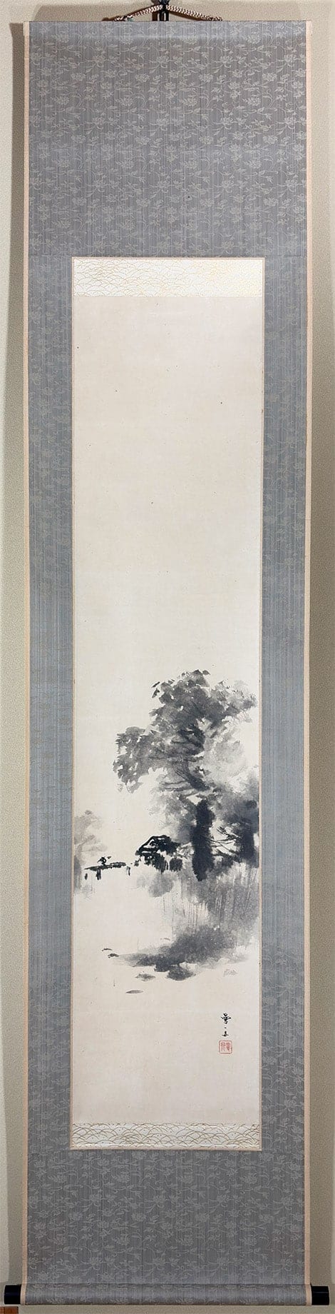 川村 曼舟 【水郷】 掛軸 - Kawamura Manshuu, Japanese hanging scroll (kakejiku)