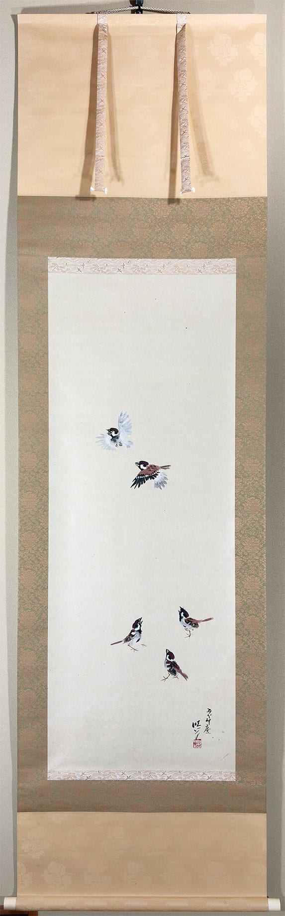 佐藤 晴行 【喜雀】 - Satou Haruyuki, Japanese painting (nihonga)