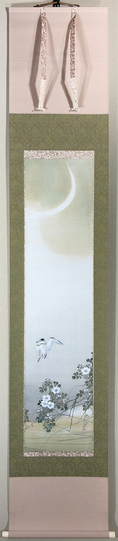 小山 栄達 【夕月】 - Koyama Eitatsu, Japanese painting (nihonga)