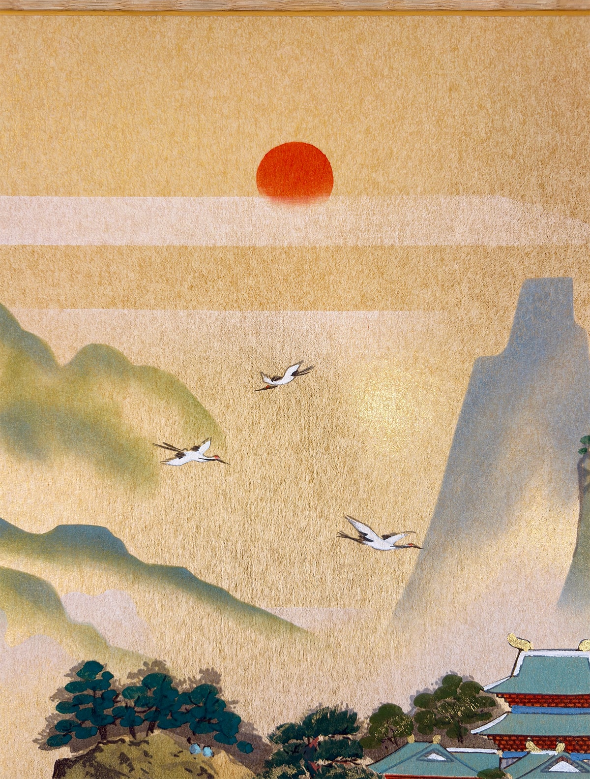 小野 青柳 【蓬莱山｜色紙】 色紙・短冊 詳細写真