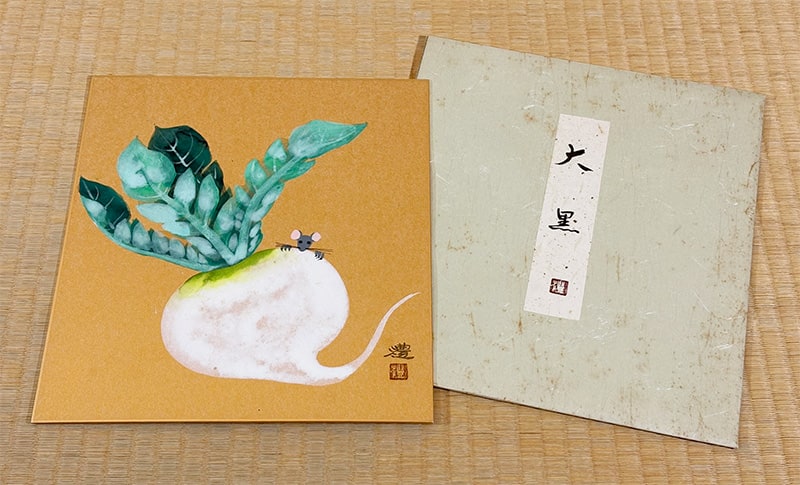 小豆沢 禮 【大黒｜色紙】 色紙・短冊 詳細写真