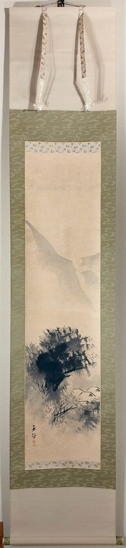 田平 玉華 【山水】 掛軸 - Tabira Gyokuka, Japanese hanging scroll (kakejiku)