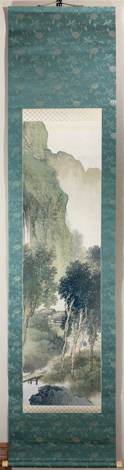 田中 頼璋 【青山新樹】 掛軸 - Tanaka Raishou, Japanese hanging scroll (kakejiku)