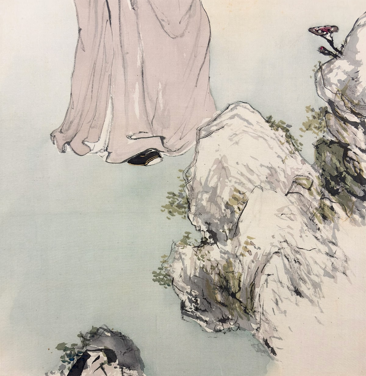 小村 大雲 【寿星東方朔】 掛軸 詳細写真