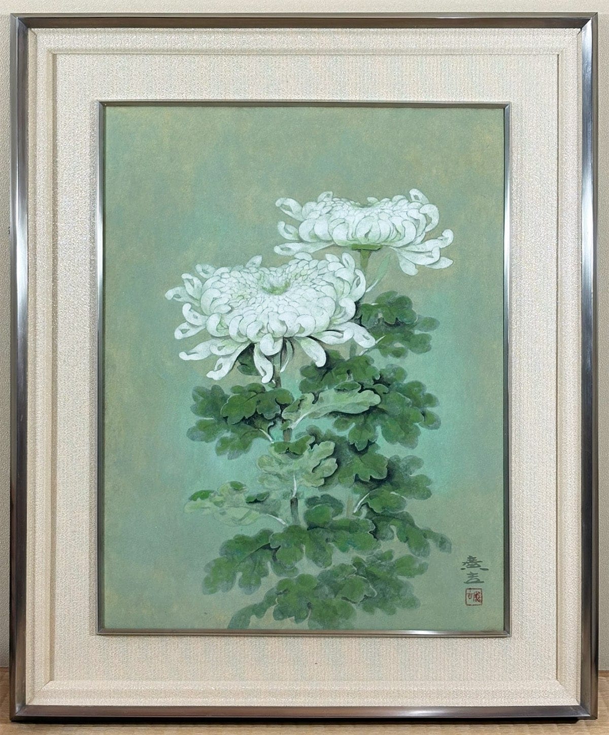 木村 広吉 【菊｜額（10号）】 絵画・額装 - Kimura Hirokichi, Japanese framed painting