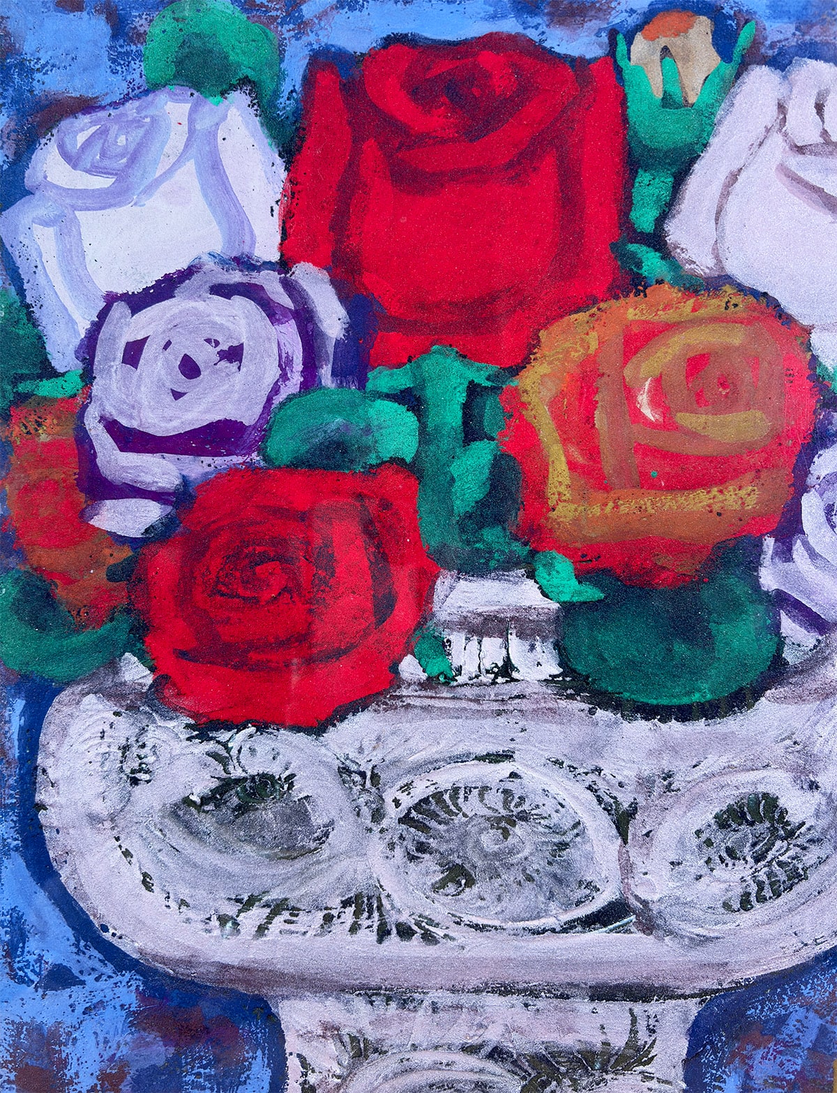 幸田 暁治 【薔薇｜額（8号）】 絵画・額装 詳細写真