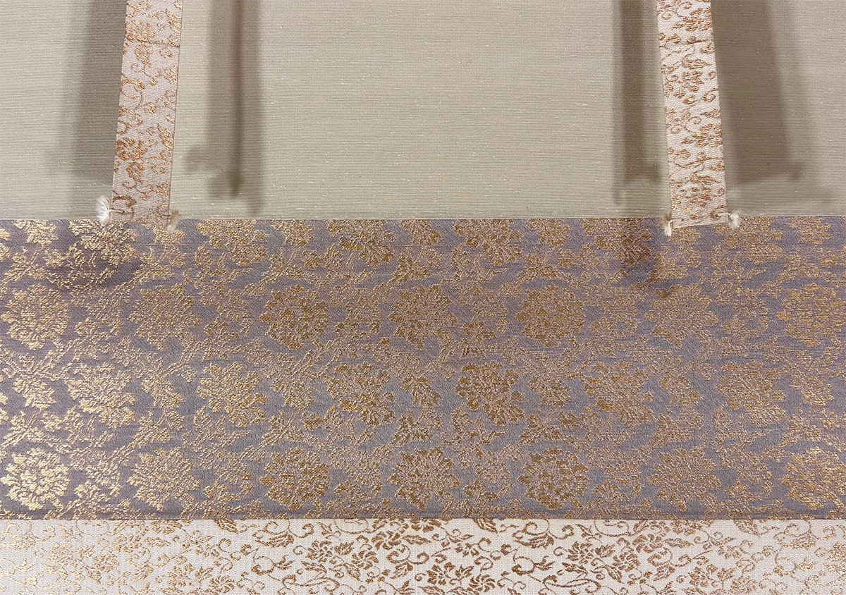 真道 秋皓 【山の秋】 掛軸 詳細写真