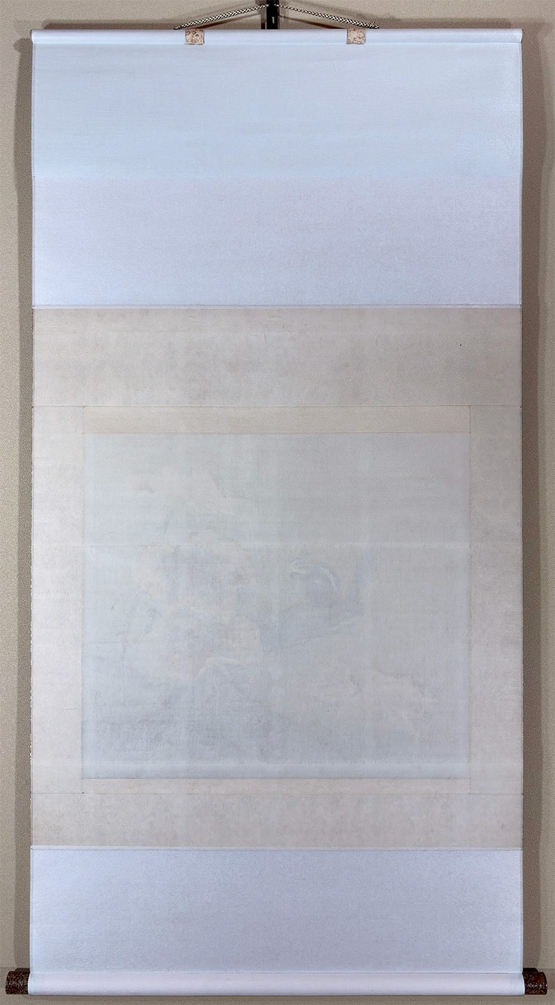 真道 秋皓 【山の秋】 掛軸 詳細写真
