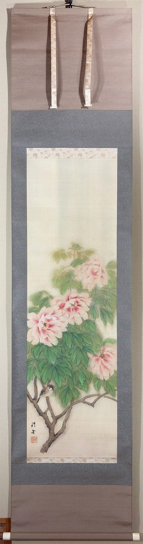 野々内 保太郎 【富貴花】 掛軸 - Nonouchi Yasutarou, Japanese hanging scroll (kakejiku)