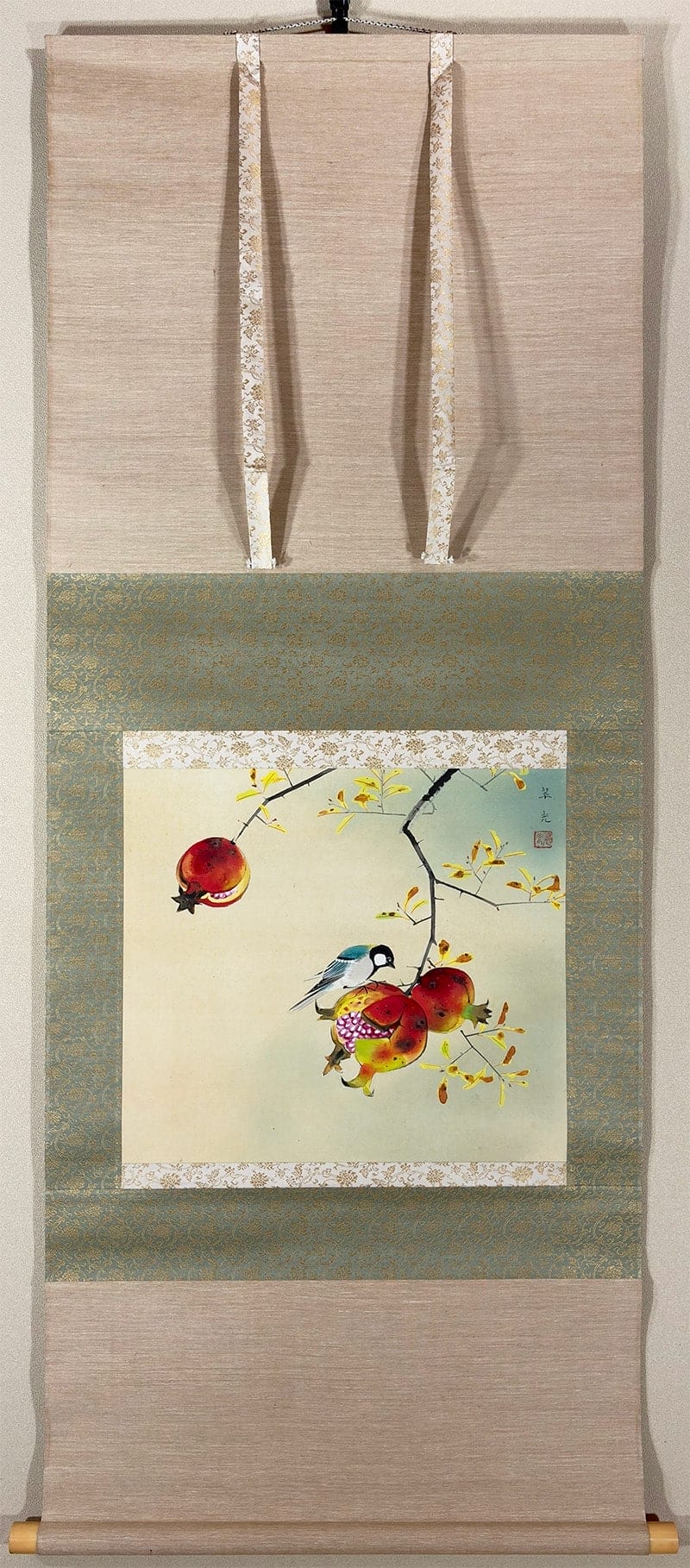 福田 翠光 【豊秋】 掛軸 - Fukuda Suikou, Japanese hanging scroll (kakejiku)