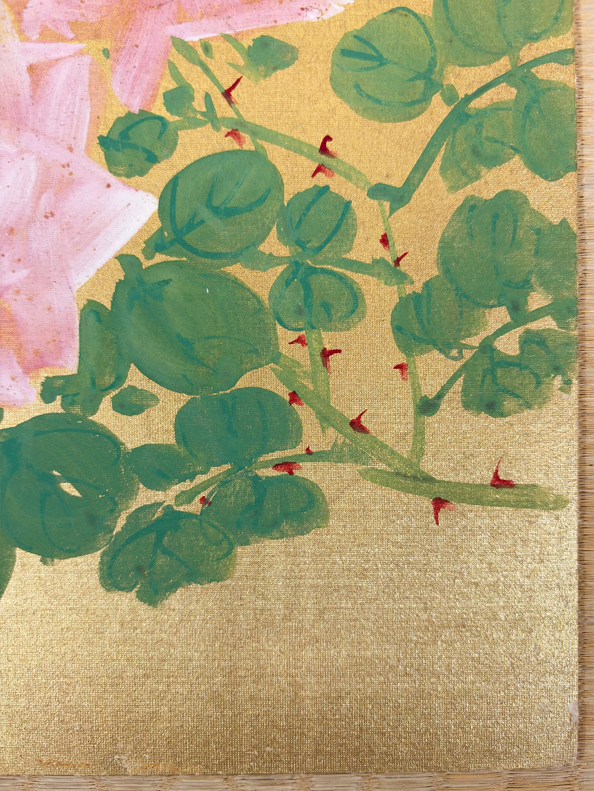 久保田 竹文 【薔薇｜色紙】 色紙・短冊 詳細写真