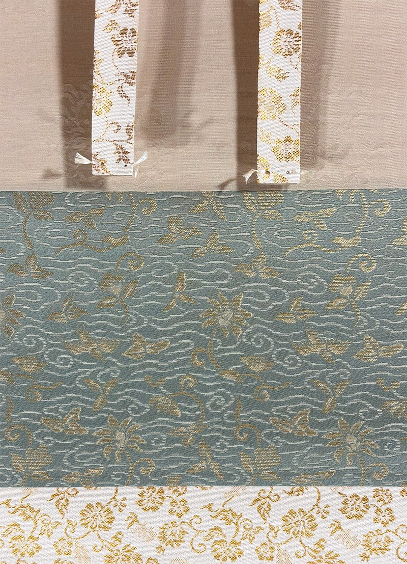今井 景樹 【山菊鶉】 掛軸 詳細写真