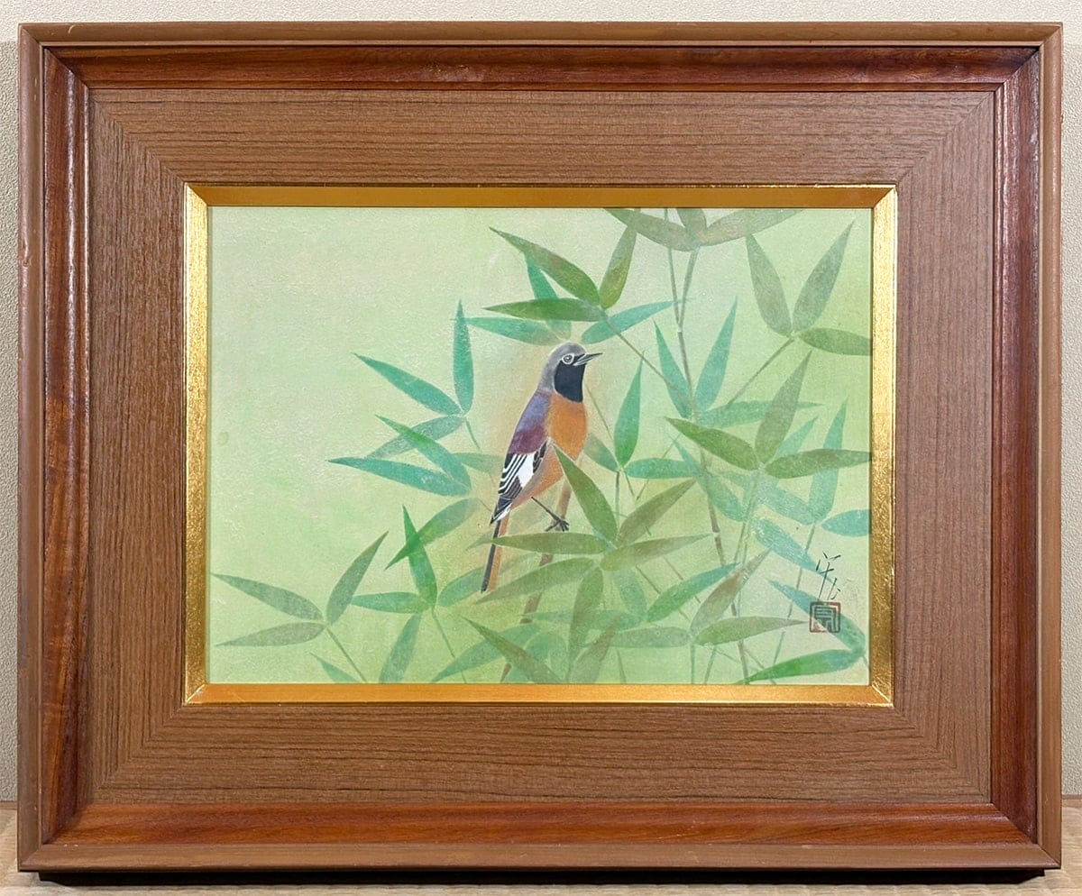 野々内 宏 【常鶲｜額】 絵画・額装 - Nonouchi Hiroshi, Japanese framed painting