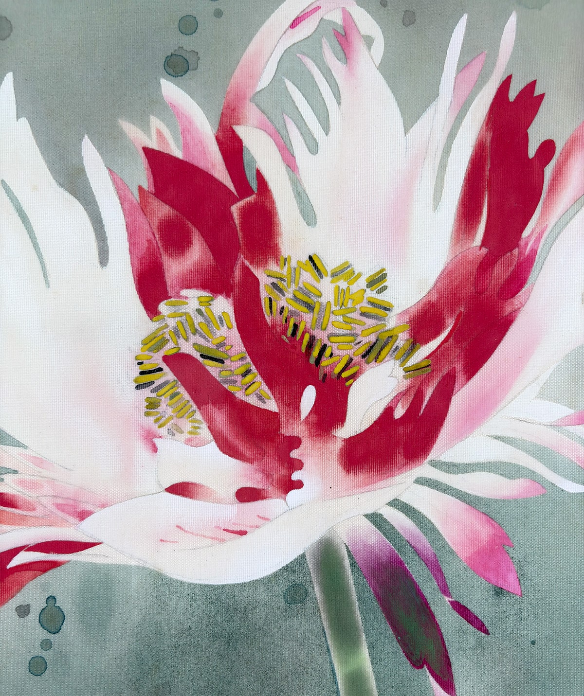 楠本 宗平 【芥子の花｜額（20号）】 絵画・額装 詳細写真