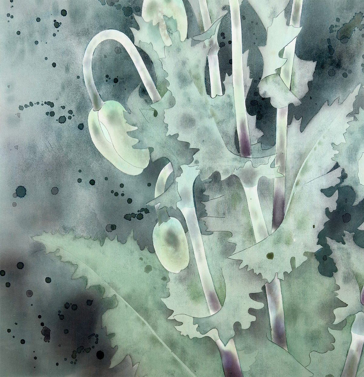 楠本 宗平 【芥子の花｜額（20号）】 絵画・額装 詳細写真
