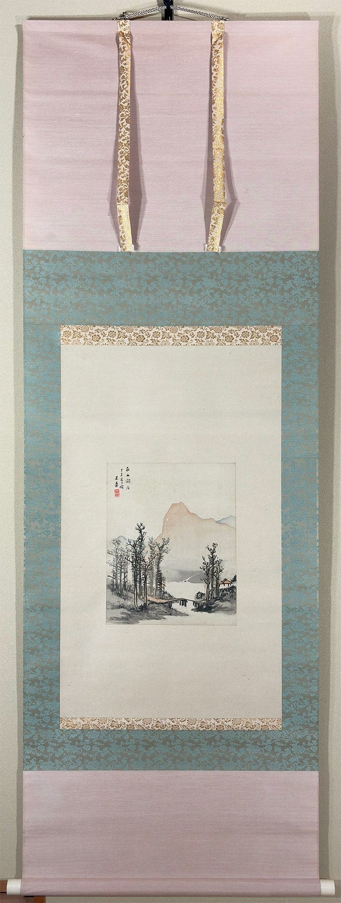 山岡 米華 【秋山居（山水）】 掛軸 - Yamaoka Beika, Japanese hanging scroll (kakejiku)