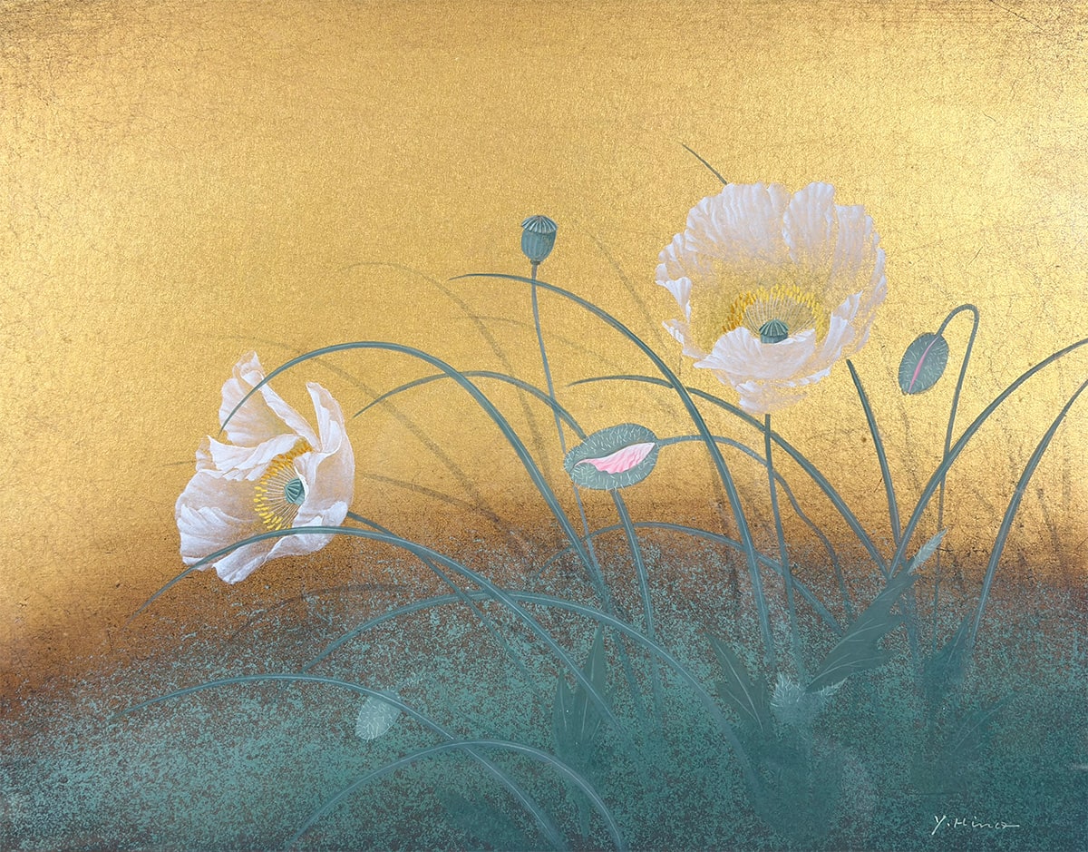 樋野 康郎 【芥子｜額（油彩・6号）】 絵画・額装 詳細写真